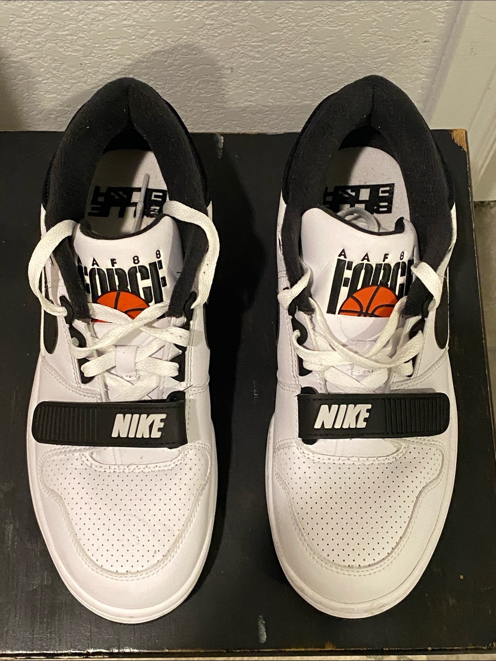 Billie Eilish × Nike Air Alpha Force 88 Black and White DZ6763-102 Men's US 8.5